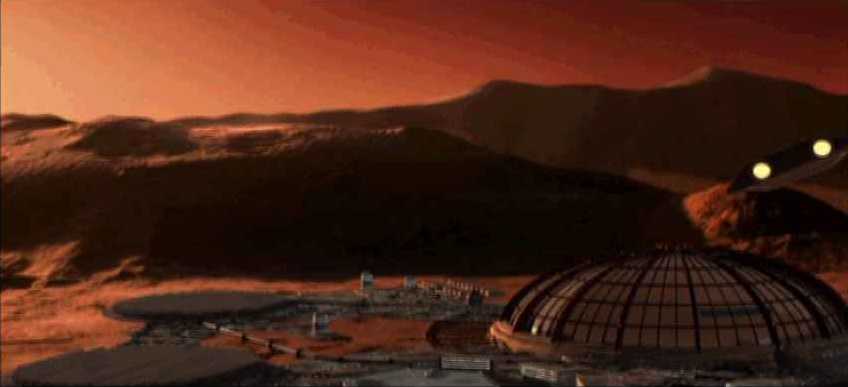 Babylon 5 - Descending to Mars Dome
