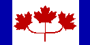 Three-leaf flag